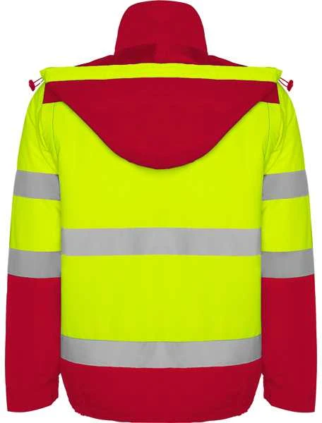 Roly Gerai matoma dviejų spalvų parką EPSYLON Darbo vieta raudona / fluoro geltona