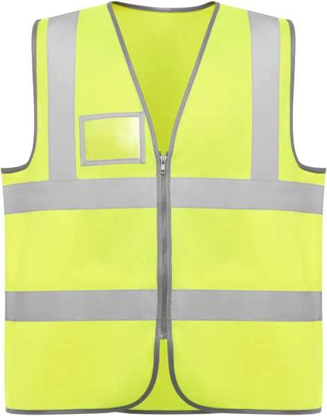 Roly Gerai matoma liemenė su užtrauktuku POLUX Fluoro geltona