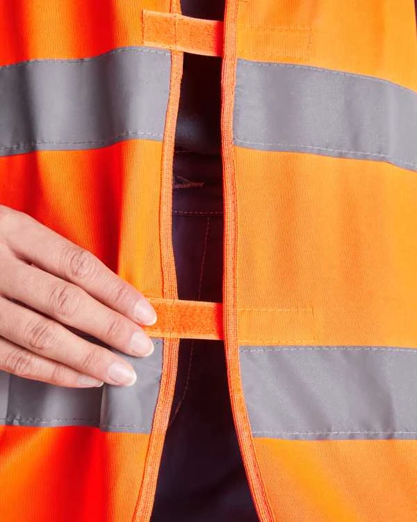 Roly Gerai matoma liemenė su V formos iškirpte SIRIO Fluoro oranžinė