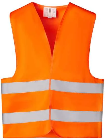 Roly Gerai matoma liemenė su V formos iškirpte SIRIO Fluoro oranžinė