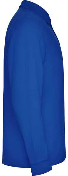 Roly Ilgarankoviai polo marškiniai su briaunuota apykakle ESTRELLA L/S Karališkai mėlyna