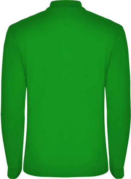 Roly Ilgarankoviai polo marškiniai su briaunuota apykakle ESTRELLA L/S Žolė žalia