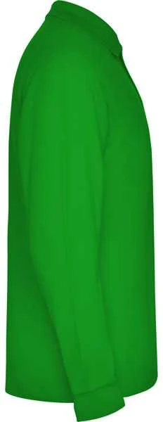 Roly Ilgarankoviai polo marškiniai su briaunuota apykakle ESTRELLA L/S Žolė žalia