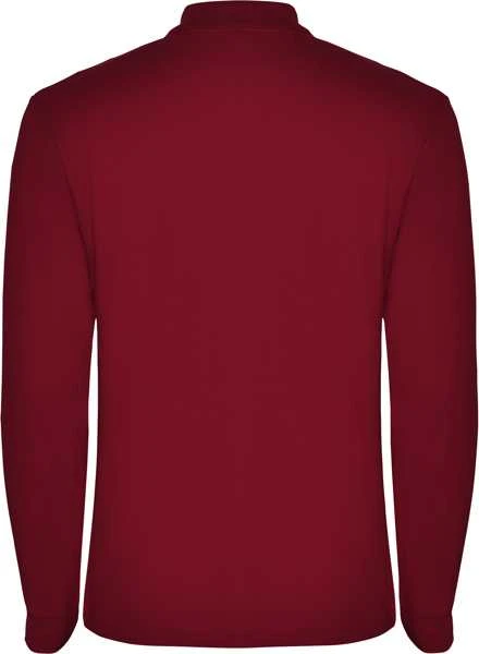 Roly Ilgarankoviai polo marškiniai su briaunuota apykakle ESTRELLA L/S Granatas
