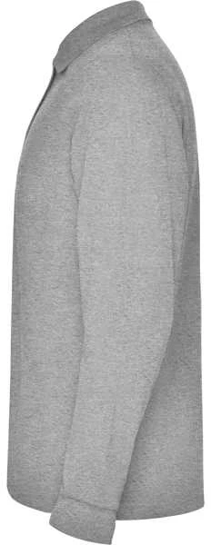 Roly Ilgarankoviai polo marškiniai su briaunuota apykakle ESTRELLA L/S Heather pilkas