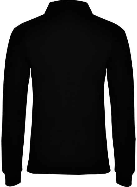 Roly Ilgarankoviai polo marškiniai su briaunota apykakle ESTRELLA WOMAN L/S Juoda