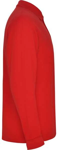 Roly Ilgarankoviai polo marškiniai su briaunuota apykakle ESTRELLA L/S Raudona