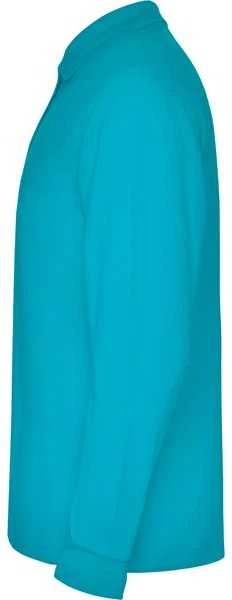 Roly Ilgarankoviai polo marškiniai su briaunuota apykakle ESTRELLA L/S Turkis