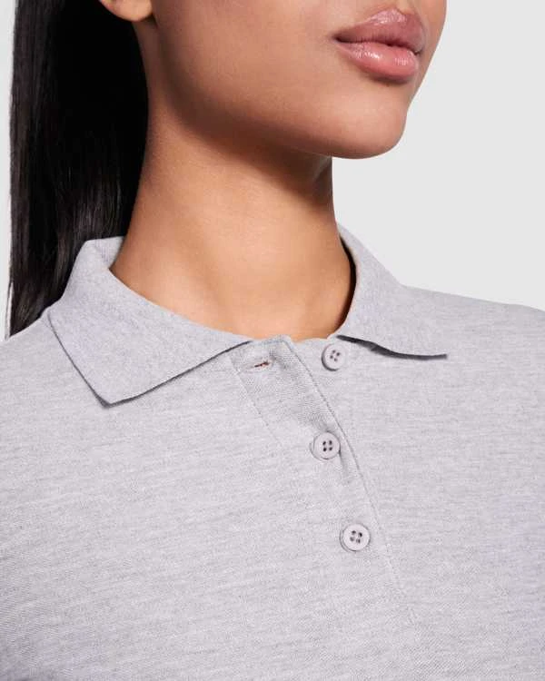 Roly Ilgarankoviai polo marškiniai su briaunota apykakle ESTRELLA WOMAN L/S Tamsiai mėlyna