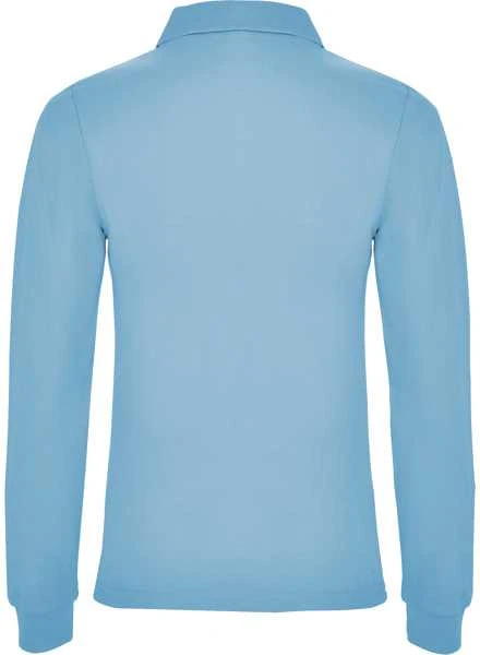 Roly Ilgarankoviai polo marškiniai su briaunota apykakle ESTRELLA WOMAN L/S Dangaus mėlynas