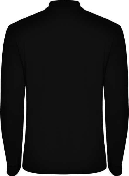 Roly Ilgarankoviai polo marškiniai su briaunuota apykakle ESTRELLA L/S Juoda
