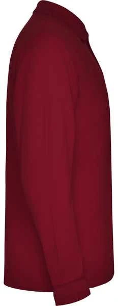 Roly Ilgarankoviai polo marškiniai su briaunuota apykakle ESTRELLA L/S Granatas