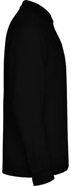 Roly Ilgarankoviai polo marškiniai su briaunuota apykakle ESTRELLA L/S Juoda
