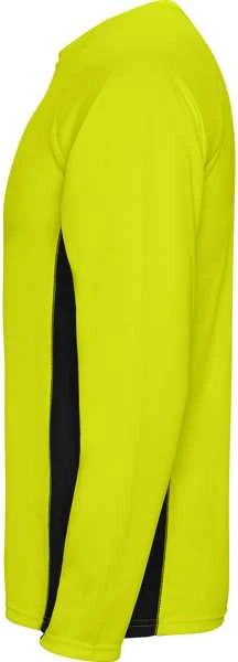 Roly Ilgomis rankovėmis reglano marškiniai iš poliesterio SHANGHAI L/S Fluoro geltona/juoda