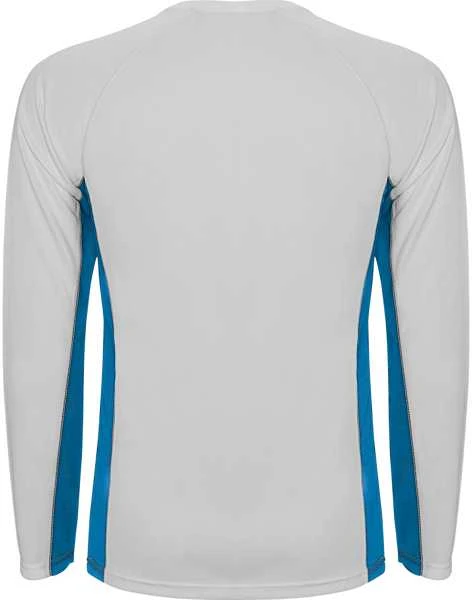 Roly Ilgomis rankovėmis madingi reglano marškiniai SHANGHAI L/S Balta/karališka mėlyna