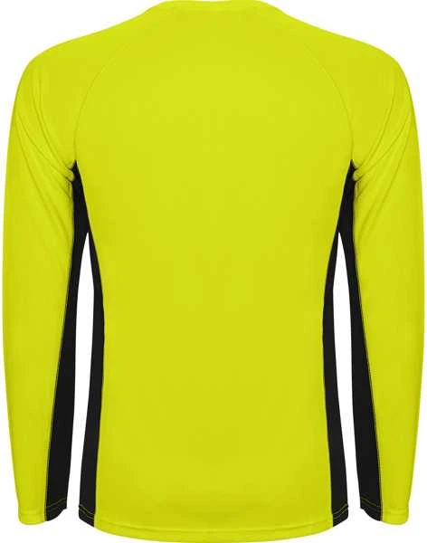 Roly Ilgomis rankovėmis reglano marškiniai iš poliesterio SHANGHAI L/S Fluoro geltona/juoda