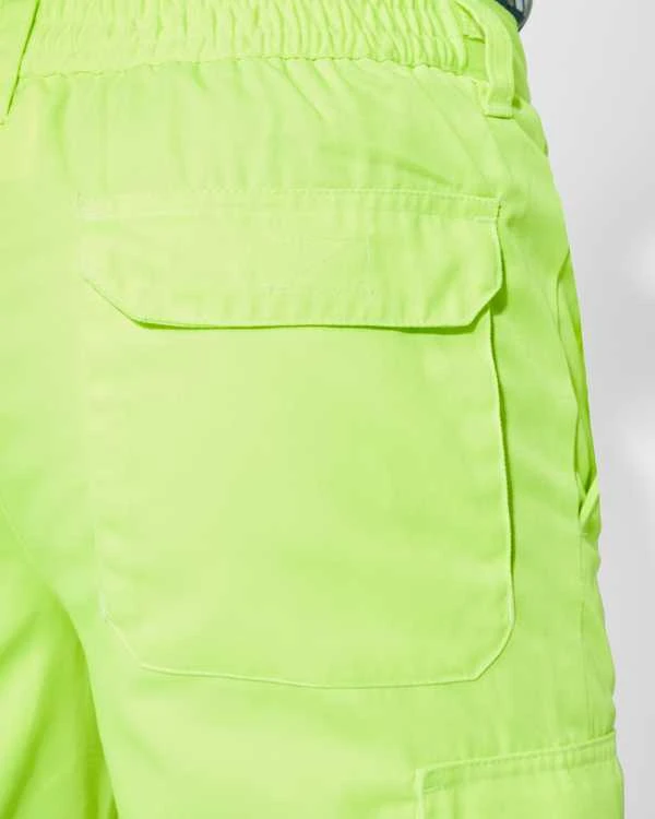 Roly Ilgos, gerai matomos kelnės fluorescencinės geltonos spalvos ALFA Fluoro geltona
