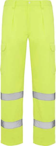 Roly Ilgos, gerai matomos kelnės fluorescencinės geltonos spalvos ALFA Fluoro geltona