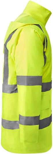 Roly Kombinuota ir paminkštinta gerai matoma parka MERAK Fluoro geltona