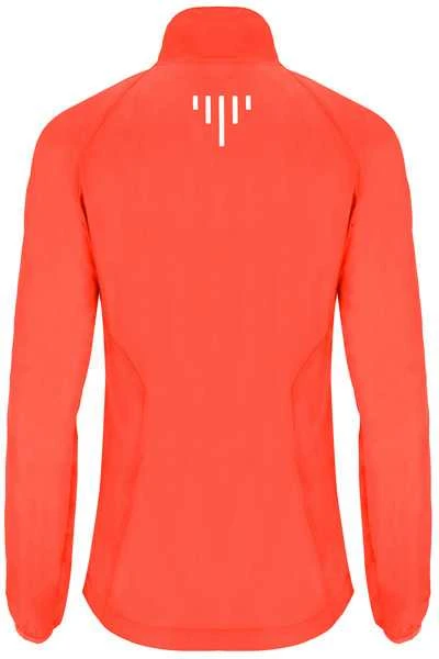 Roly Lengva ir kvėpuojanti prigludusi vėjo striukė su reglano rankovėmis GLASGOW WOMAN Fluoro koralas