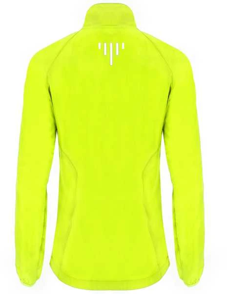 Roly Lengva ir kvėpuojanti prigludusi vėjo striukė su reglano rankovėmis GLASGOW WOMAN Fluoro geltona
