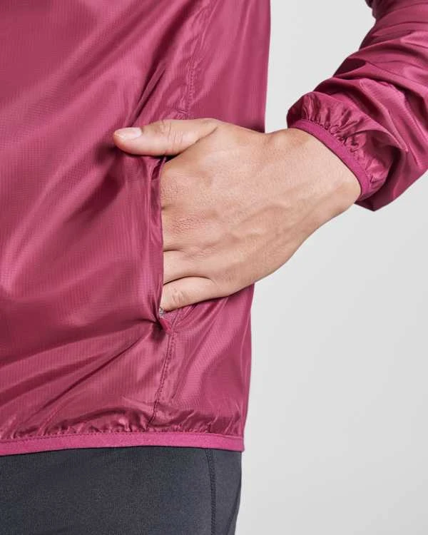 Roly Lengva ir kvėpuojanti vėjui nepralaidi striukė GLASGOW Fluoro koralas