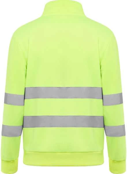 Roly Matomas pusiau užtrauktukas megztinis su aukšta apykakle SPICA Fluoro geltona
