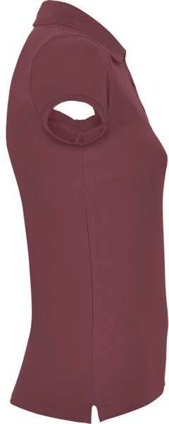Roly Moteriški trumpų rankovių polo marškinėliai STAR WOMAN Berry red