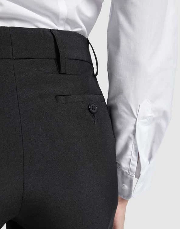 Roly Moteriškos ilgos kelnės, specialiai skirtos padavėjoms WAITRESS Juoda