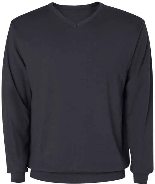 Roly Plonai megztas vyriškas megztinis V formos iškirpte HILUX Ebony