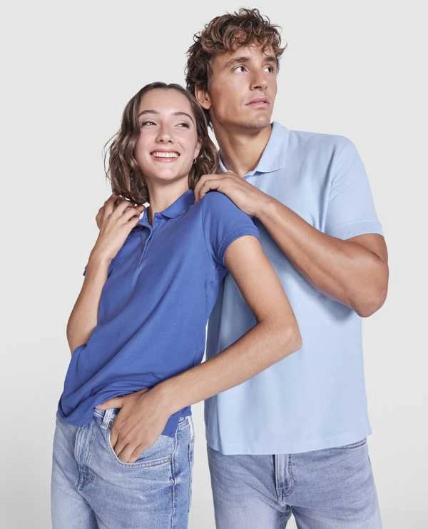Roly Priglundantys trumpų rankovių polo marškinėliai PEGASO WOMAN PREMIUM Juoda