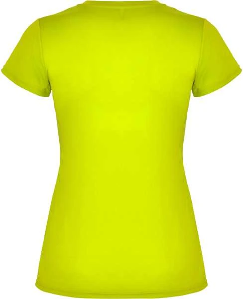 Roly Priglundantys trumpų rankovių techniniai marškinėliai MONTECARLO WOMAN Fluoro geltona