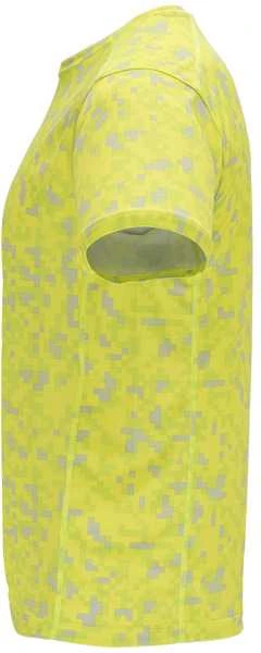 Roly Raštuoti trumpomis rankovėmis techniniai marškinėliai ASSEN Pixel fluor yellow