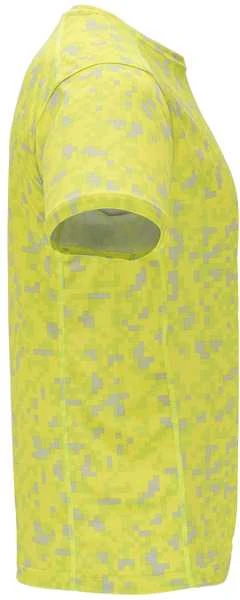 Roly Raštuoti trumpomis rankovėmis techniniai marškinėliai ASSEN Pixel fluor yellow