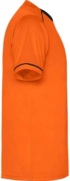Roly Sportinis komplektas iš marškinėlių ir šortų UNITED Oranžinė/juoda