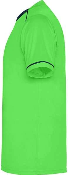 Roly Sportinis komplektas iš marškinėlių ir šortų UNITED Fluoro žalia / tamsi mėlyna