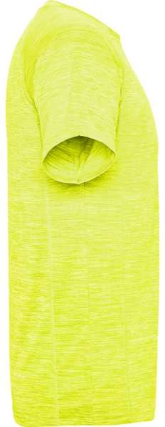 Roly Techniniai poliesterio marškinėliai su reglano rankovėmis AUSTIN Heather fluor yellow