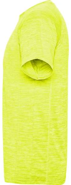Roly Techniniai poliesterio marškinėliai su reglano rankovėmis AUSTIN Heather fluor yellow