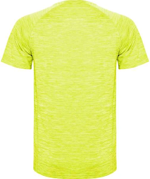 Roly Techniniai poliesterio marškinėliai su reglano rankovėmis AUSTIN Heather fluor yellow