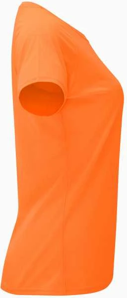 Roly Techniniai reglano marškinėliai iš CONTROL-DRY audinio BAHRAIN WOMAN Fluoro oranžinė