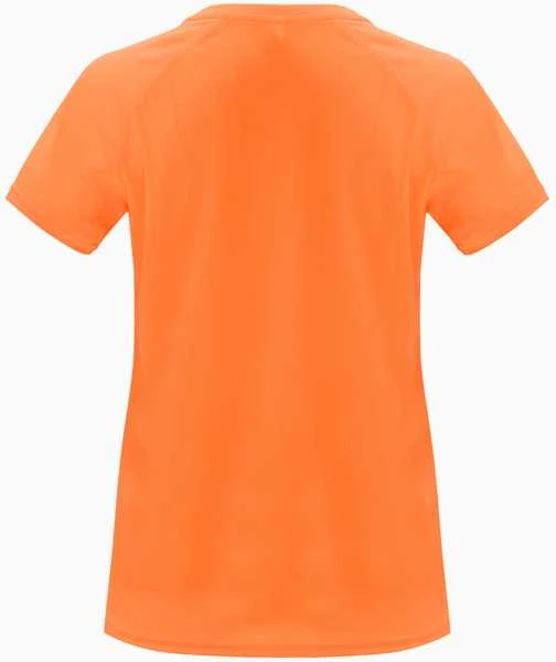 Roly Techniniai reglano marškinėliai iš CONTROL-DRY audinio BAHRAIN WOMAN Fluoro oranžinė