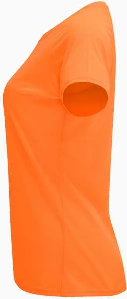 Roly Techniniai reglano marškinėliai iš CONTROL-DRY audinio BAHRAIN WOMAN Fluoro oranžinė