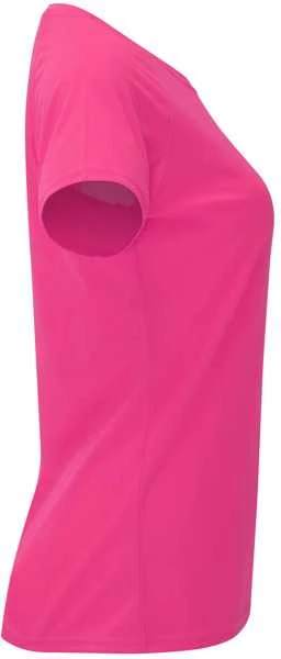 Roly Techniniai reglano marškinėliai iš CONTROL-DRY audinio BAHRAIN WOMAN Fluoro rožinė