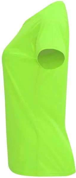 Roly Techniniai reglano marškinėliai iš CONTROL-DRY audinio BAHRAIN WOMAN Žalia fluoro