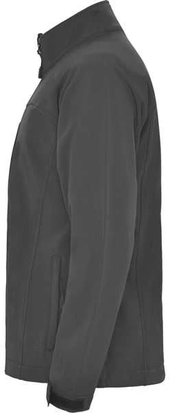 Roly Trijų sluoksnių softshell striukė su pilnu užtrauktuku RUDOLPH Tamsus švinas