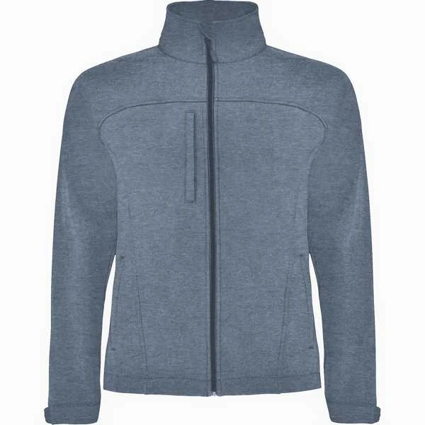 Roly Trijų sluoksnių softshell striukė su užtrauktuku RUDOLPH Heather navy mėlynas