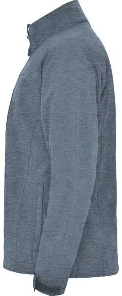Roly Trijų sluoksnių softshell striukė su užtrauktuku RUDOLPH Heather navy mėlynas