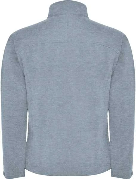 Roly Trijų sluoksnių softshell striukė su užtrauktuku RUDOLPH Heather navy mėlynas