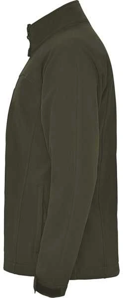 Roly Trijų sluoksnių softshell striukė su pilnu užtrauktuku RUDOLPH Tamsiai žalia armijos spalva