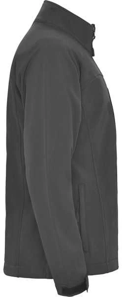 Roly Trijų sluoksnių softshell striukė su pilnu užtrauktuku RUDOLPH Tamsus švinas
